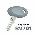 Bauer RV KEY, RV701  , Gray, Egg Shaped, Precut KEY-RV-701